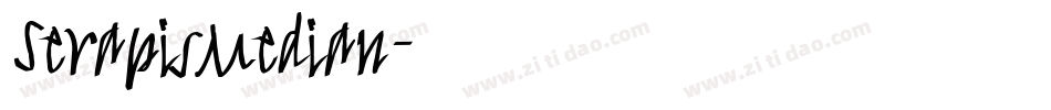 SerapisMedian字体转换