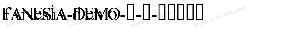 Fanesia-Demo-2-2字体转换