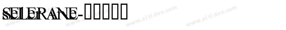 Selerane字体转换