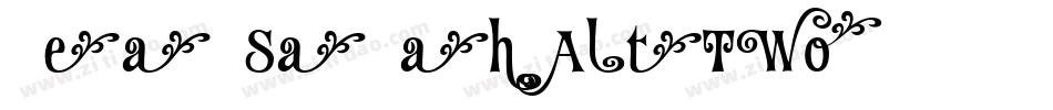 DearSarah-AltTwo字体转换