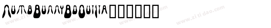 NumbBunnyBdOutIta字体转换