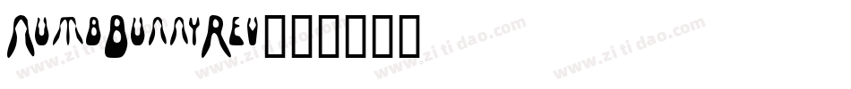 NumbBunnyRev字体转换