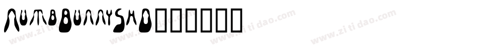 NumbBunnyShD字体转换