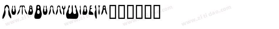 NumbBunnyWideIta字体转换
