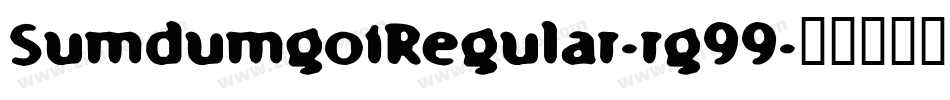 SumdumgoiRegular-rg99字体转换