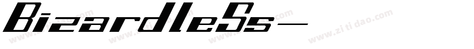 BizardleSs字体转换