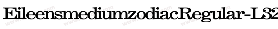 EileensmediumzodiacRegular-L32W字体转换