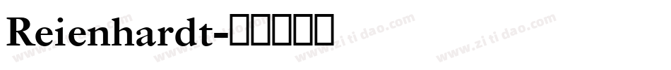 Reienhardt字体转换