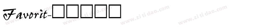 Favorit字体转换