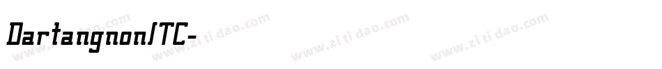 DartangnonITC字体转换