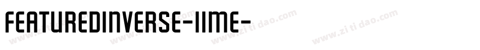 FeaturedInverse-11me字体转换