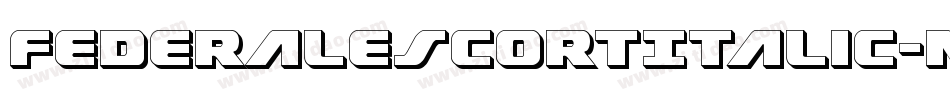 FederalEscortItalic-n71M字体转换