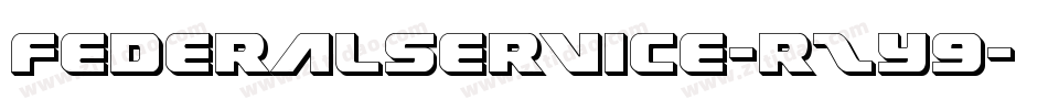 FederalService-rZY9字体转换