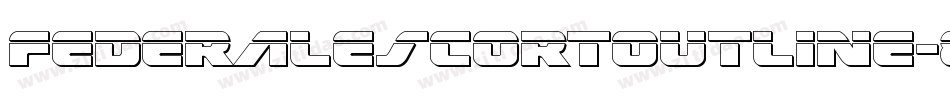 FederalEscortOutline-8GzD字体转换