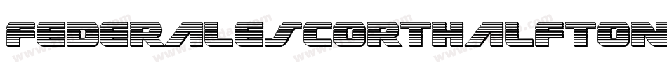 FederalEscortHalftoneItalic-lvlX字体转换 FederalEscortHalftoneItalic-lvlX字体转换