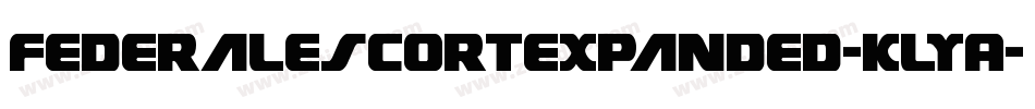 FederalEscortExpanded-KLyA字体转换