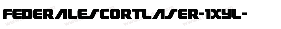 FederalEscortLaser-1xYL字体转换