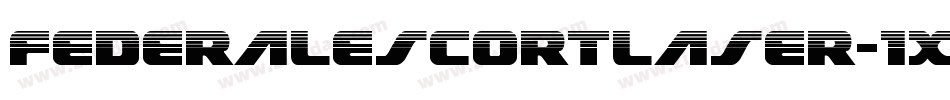 FederalEscortLaser-1xYL字体转换
