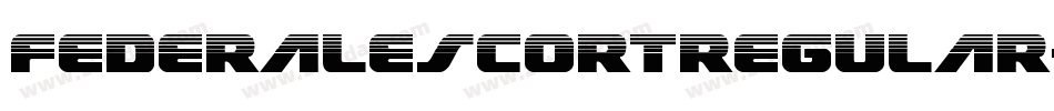FederalEscortRegular-n711字体转换