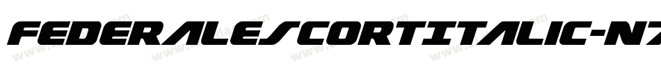 FederalEscortItalic-n71M字体转换
