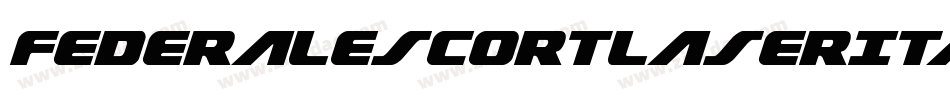 FederalEscortLaserItalic-RWgM字体转换