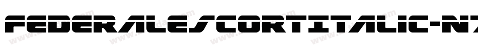FederalEscortItalic-n71M字体转换
