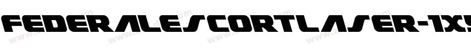 FederalEscortLaser-1xYL字体转换