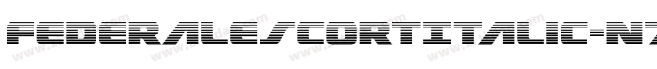 FederalEscortItalic-n71M字体转换