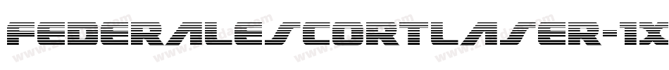 FederalEscortLaser-1xYL字体转换