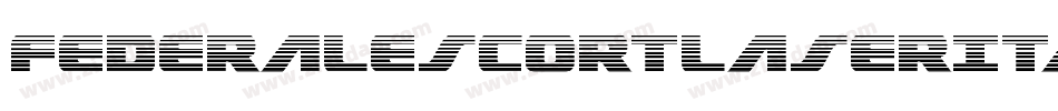 FederalEscortLaserItalic-RWgM字体转换