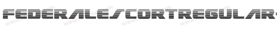 FederalEscortRegular-n711字体转换