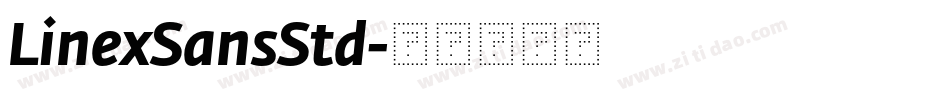 LinexSansStd字体转换