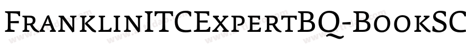 FranklinITCExpertBQ-BookSC字体转换