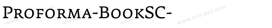 Proforma-BookSC字体转换