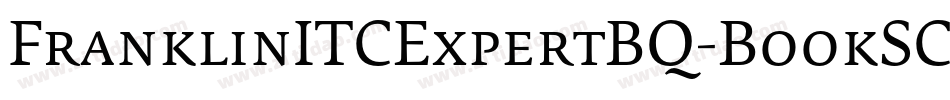 FranklinITCExpertBQ-BookSC字体转换