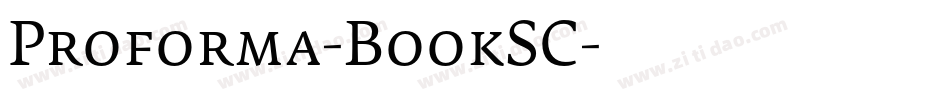 Proforma-BookSC字体转换
