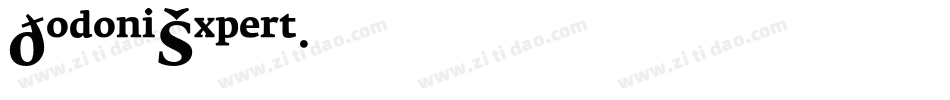 BodoniExpert字体转换