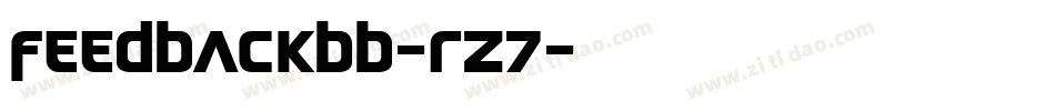 FeedbackBb-rZ7字体转换