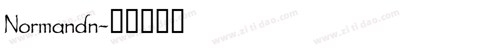 Normandn字体转换
