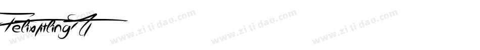 FelixTitlingMT字体转换