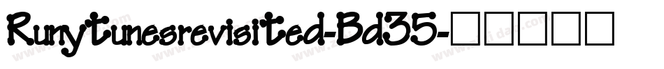 Runytunesrevisited-Bd35字体转换