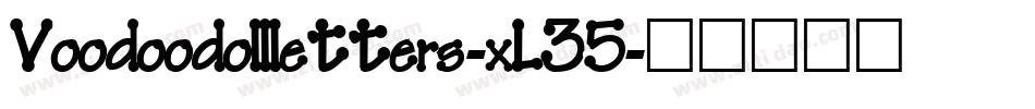 Voodoodollletters-xL35字体转换
