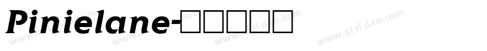 Pinielane字体转换