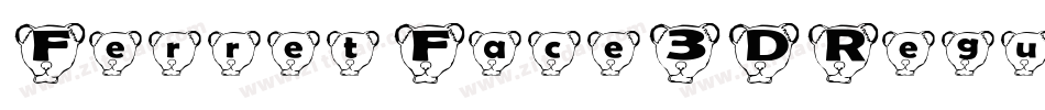 FerretFace3DRegular-O0l3字体转换