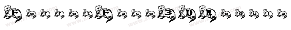 FerretFace3DRegular-O0l3字体转换