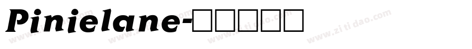 Pinielane字体转换