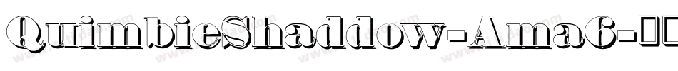 QuimbieShaddow-Ama6字体转换