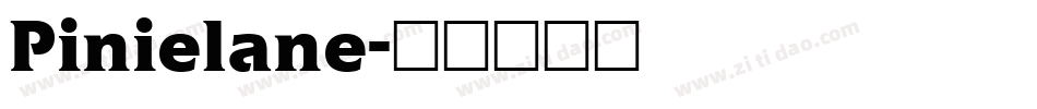 Pinielane字体转换