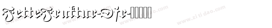 FetteFraktur-Dfr字体转换