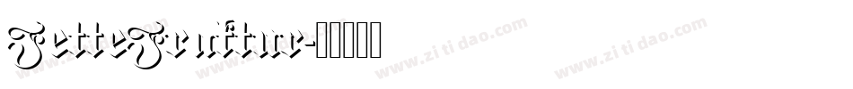 FetteFraktur字体转换